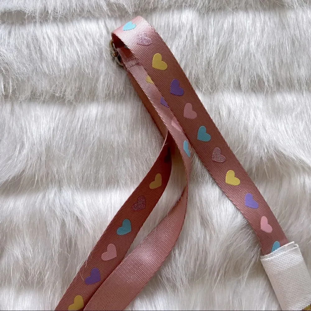 OMG Accessories Glitter Pink Ice Cream Crossbody Bag and Bunny Headband